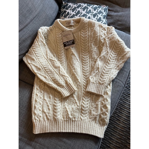 NWT Aran Islands Knitwear Irish sweater size medium - Picture 1 of 7